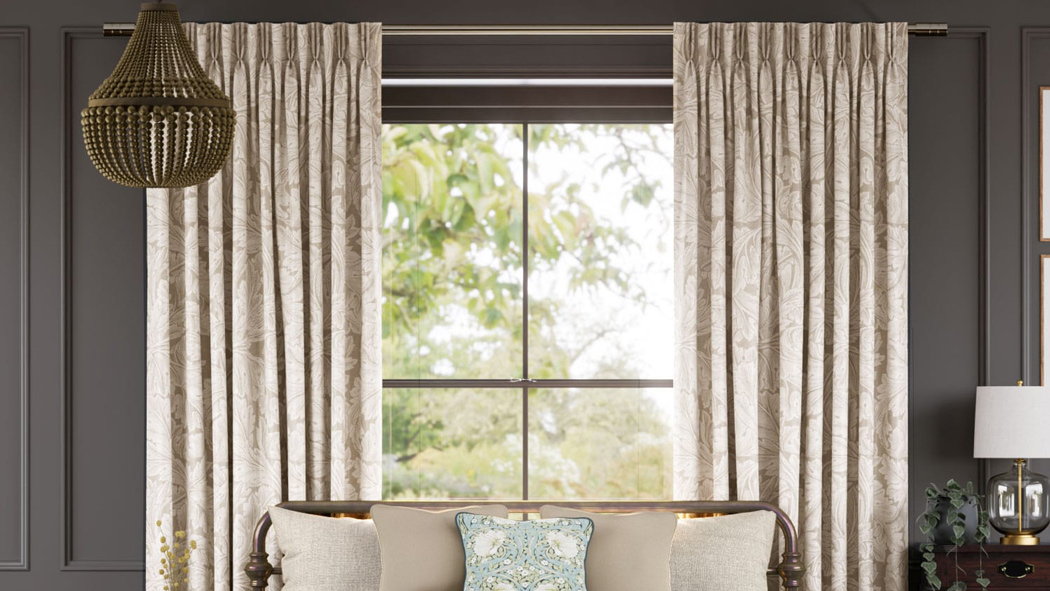 unlined curtains