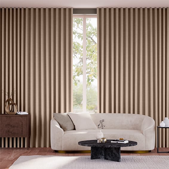 Bijou Linen Mink  カーテン