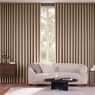 ビジュリネン　ミンク カーテン サムネイル写真