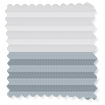 【高遮光フレーム付】ツインハニカム スカイ 完全遮光パーフェクトシェード 見本の写真