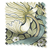 電動 ウィリアム・モリス ピンパーネル セージ ロールスクリーン サンプルの写真