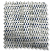 【電動】ハロウ ミッドナイト ブルー ローマンシェード サンプルの写真