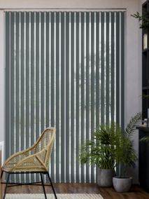 遮光リネン ダークグレー 縦型ブラインド サムネイル写真